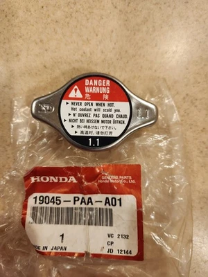Tapa del radiador de refrigeración OEM #19045-PAA-A01 para Honda Accord Civic Acura CL TL Foto 1 de 3