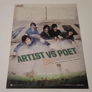 Artist VS Poet 1 Page Pinup/Article - Picture 1 of 1