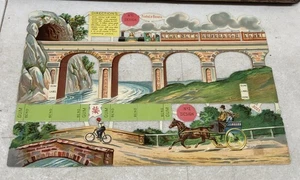 Road & Railway by M&S Misch & Stock Die Cut Scrap Model Bridge Train 3025 - Bild 1 von 10