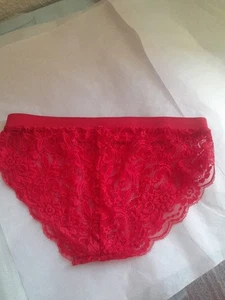 Sexy braguita de encaje rojo XL - Imagen 1 de 3