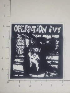 Operation Ivy Punk Band Large Patch: Sew On - Screen Printed - 5 Inch X 5 Inch - Picture 1 of 4
