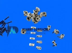 Verriegelung 6 mm CERVICAL FUSION WIRBELSÄULENKÄFIG (PEEK-Material) mit SCHRAUBEN 16 Stück - Bild 1 von 3