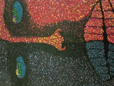 painting original large acrylic pointillism  - Изображение 1 из 4