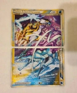 ULTRA RARE Raikou & Suicune Legend Set 92/95 93 Pokemon Holo HGSS Unleashed - LP - Picture 1 of 5