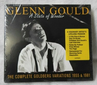 GLENN GOULD (A STATE OF WONDER)COMPLETE GOLDBERG VARIATIONS 3 CD NEW/SEALED! - Image 1 of 2