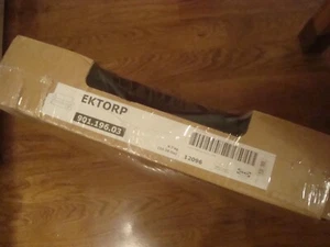 IKEA EKTORP Loveseat COVER Ektorp 2-seat Sofa Slipcover IDEMO BLACK NEW NIB - Picture 1 of 10