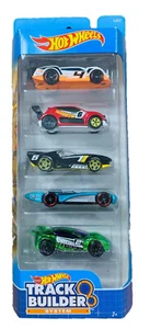Hot Wheels 2016 Track Builder 5-Pack Super Blitzen, Fast 4WD, Street Shaker etc - Picture 1 of 1
