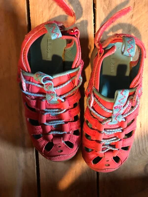 Sandalias ll bean niños talla 10 color rosa  Foto 1 de 4