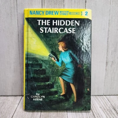 The Hidden Staircase by Carolyn Keene - Nancy Drew Mystery Stories #2 VTG Foto 1 de 4