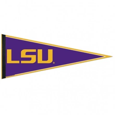 WinCraft NCAA LSU Tigers Carded Classic Pennant, 12" x 30 Cover