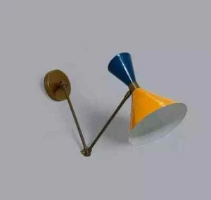Mid-Century Modern 1 wall sconce 1950's Italian Lamp light fixture Sputnik Light - Picture 1 of 5