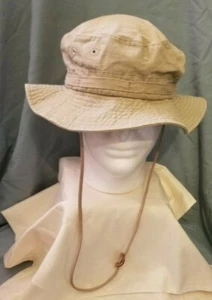 Vintage Beige Canvas style Boonie Hat - Picture 1 of 2