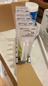 6 18 Watt 2700K 4 Pin G24q-2 Compact Fluorescent lamps - Picture 1 of 4