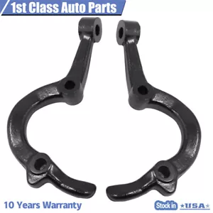 2x Steering Arms For 64-72 GM A Body Chevelle GTO Cutllass Malibu Disc Brakes - Picture 1 of 5