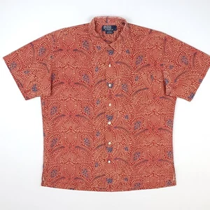 Camisa de campamento Polo Ralph Lauren Vintahe Forrest mediana/grande manga corta para hombre - Imagen 1 de 13