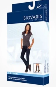 Sigvaris 230 Cotton Series 20-30 Women's Knee High Compression - Picture 1 of 2