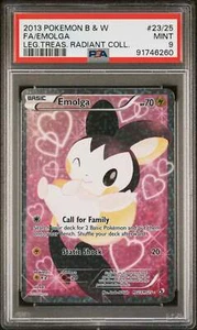 2013 Pokemon Black & White Legendary Treasures Radiant Collection Rc23 Fa/Emolga - Picture 1 of 2