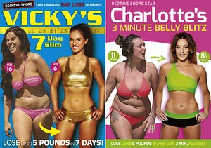 Charlotte Crosby's 3 Minute Belly Blitz + Vicky Pattison's 7 Day Slim DVD R4 - Picture 1 of 1