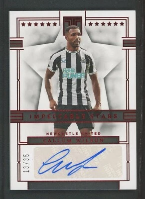 2022-23 Callum Wilson 13/35 auto panini impeccable stars premier league - Image 1 of 2