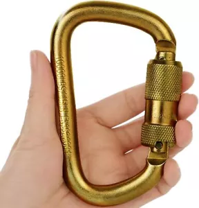 Heavy Duty Alloy Steel Auto Locking Carabiner - 45KN Twist Lock - Picture 1 of 7