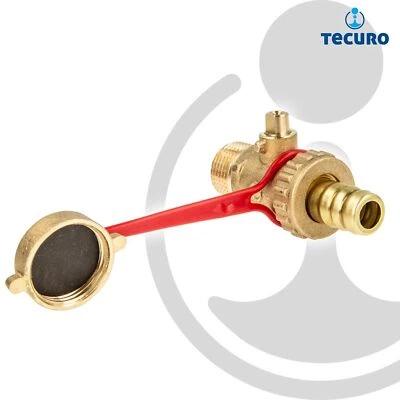 tecuro KFE Kugelhahn Kessel Füll- und Entleerungsventil 1/2 Zoll (DN 15), ohne H - Bild 1 von 4