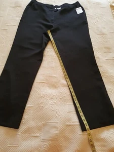Berlin LADIES waist side ELASTICATED TROUSERS WOMEN'S WORK OFFICE PANTS size 22 - Picture 1 of 4