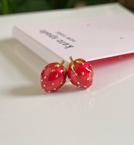 ❣️❣️ Collana Bracciale Orecchini Kate Spade NY Campi di Fragole ❣️❣️