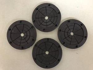 SOPORTE CAÑA DE PESCAR PAQUETE DE 4 OJALES GOMA NEGRA 6685 4 PULGADAS OD BARCO MARINO - Imagen 1 de 1