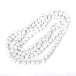 Extra Lange Perlenkette Bead Halskette Männer Und Frauen Damen - Bild 1 von 9