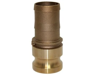 『Cando』E-150BR 1 1/2"camlock cam and groove BRASS Trash Pump Adapter - Picture 1 of 1