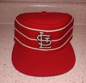 Vintage New Era St. Louis Cardinals MLB Pillbox Mütze 70er-80er tailliert 6 7/8 - Bild 1 von 11