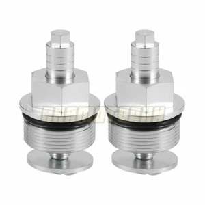 2x Preload Fork Tube Top Cap For Honda XL200R 1985-1986 Adjustable Bolts - Picture 1 of 5