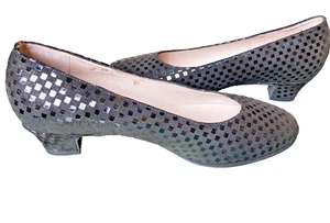 Tanzschuhe Damen Werner Kern 4 1/2 neu schwarz Samtziege Lackleder - Bild 1 von 6
