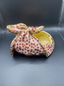 ANTICO VASO CERÁMICA PEQUEÑO POLICROMO FAZZOLETTO MICA Italia ANNI '50 VINTAGE - Imagen 1 de 7