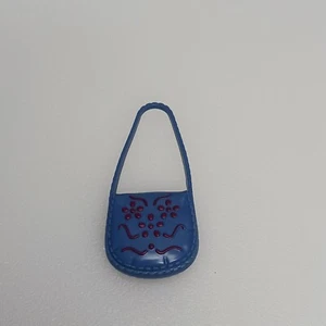 Barbie My Scene Handtasche Schultertasche Fashion Fever blau Umhängetasche Boho Blumen SW - Bild 1 von 8