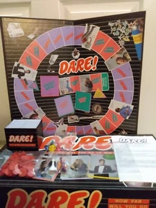 Vintage 1988 Parker Brothers DARE! Board Game Unused Unplayed Open Box Complete - Picture 1 of 14