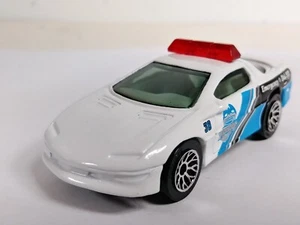 1993 Chevrolet Camaro Z28 Police Matchbox 2003 Hero City #30 White 1:63 Loose - Picture 1 of 8