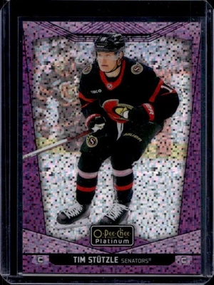 2024-25 O-Pee-Chee Platinum Tim Stutzle Violet Pixels #286/299 Senators - Image 1 of 2