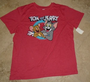 New with Tag Tom & Jerry Cartoon t-shirt Adult XXL 2XL - Picture 1 of 2