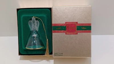 Vintage Lenox Completo Cristal Plomo 1988 Ángel Campana Adorno con Borla Dorada Foto 1 de 4