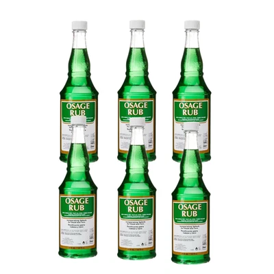 Clubman Jeris Osage Rub, 14 fl oz. Pacote com 6. Refrescante. Para cabeça, rosto, corpo - Imagem 1 de 4