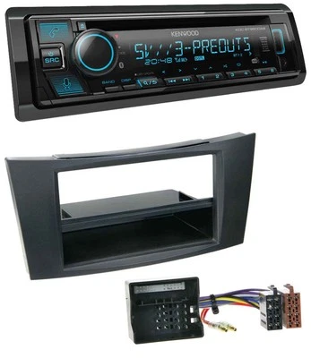 Kenwood Bluetooth USB CD MP3 DAB Autoradio für Mercedes E-Klasse W211 02-09 Rubb - Bild 1 von 4