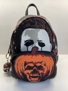 Loungefly Halloween II Michael Myers Pumpkin Mini Rucksack - Bild 1 von 14