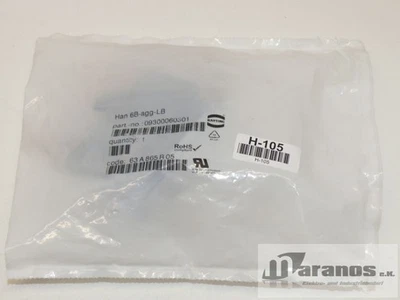 Neu-OVP: Harting Anbaugehäuse  6B-agg-LB / 09300060301 /  09 30 00 60 301 - Bild 1 von 3