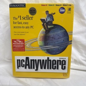 Symantec pcANYWHERE 9.0 Computer Software New Factory SEALED 2000 - Picture 1 of 4