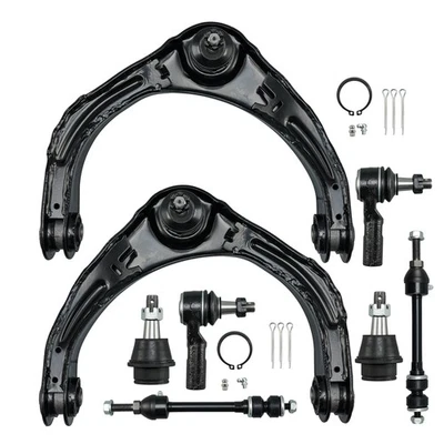 8x For 2006-2008 Dodge Ram 1500 4x4 5-Lug Upper Control Arm Tie Rod Sway Bar Kit Foto 1 de 4