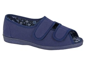 Sleepers Womens Orthopedic EE Wide Slippers Ladies Washable Comfort Slip On Size - Picture 1 of 6