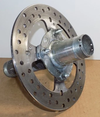 Eje trasero con rotor de freno Ducati 1098 1098S 1198 1198S Streetfighter MTS1200 Foto 1 de 4