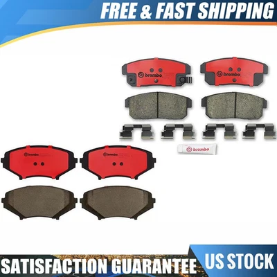 Juego de 8 pastillas de freno de disco delanteras traseras Brembo para Mazda RX-8 2004-2008 Foto 1 de 4