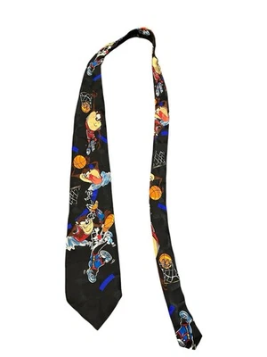 Corbata Looney Tunes Mania Para Hombres Seda Nueva Baloncesto Silvestre Lucas Taz Foto 1 de 3